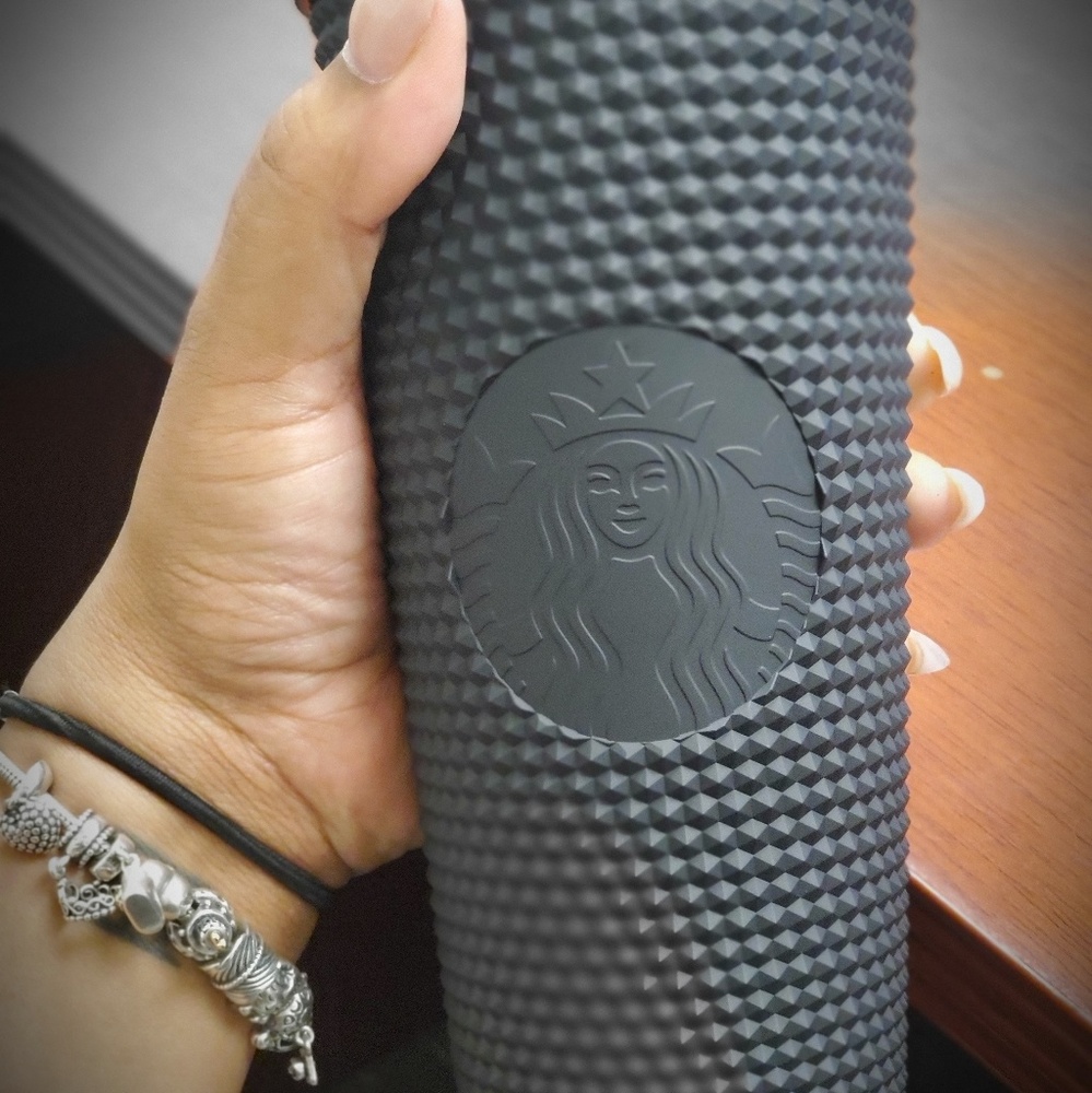 Matte black Starbuck cup/tumbler